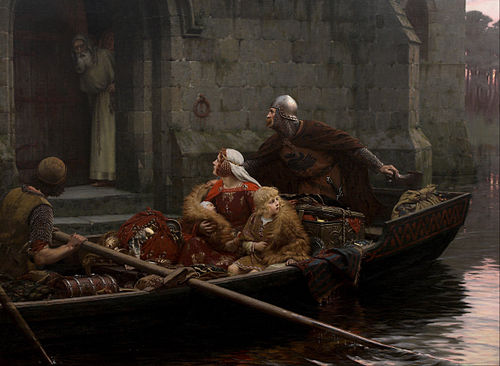 In Time of Peril, 1897, Edmund Leighton