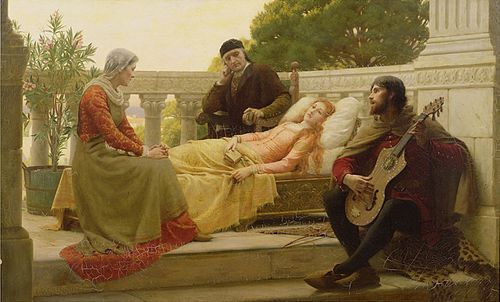How Liza Loved the King, 1890, Edmund Blair Leighton