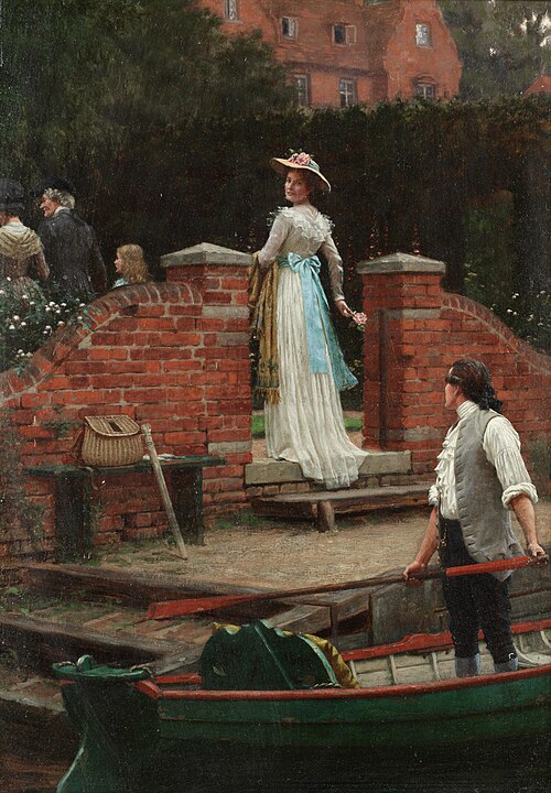 The Glance that Enchants, 1902, Edmund Blair Leighton