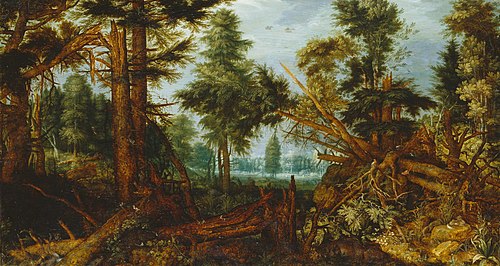 Woods after a storm, 1630, Roelant Savery