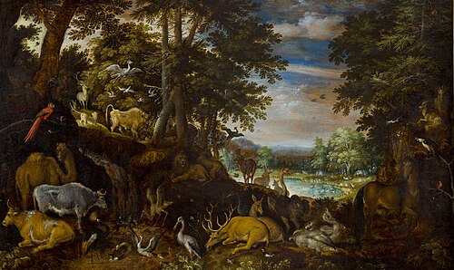 Paradijslandschap, 1627, Roelant Savery