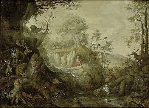 Elijah at the Brook Kerith, , Roelant Savery