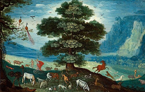 Landscape with Adam Naming the Animals, , Roelant Savery