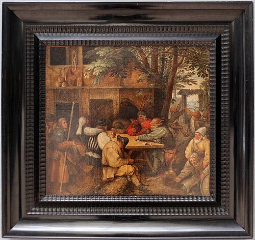 peasants at a table (Roelandt Savery), 1608, Roelant Savery
