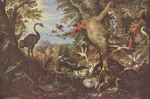 Oiseaux dans un paysage, 1622, Roelant Savery