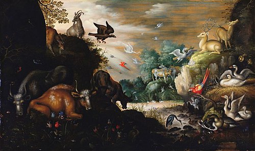 Multitude of Animals and Foul in a Forest Glen, 1700, Roelant Savery