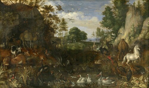 Le Jardin d'Eden, 1650, Roelant Savery
