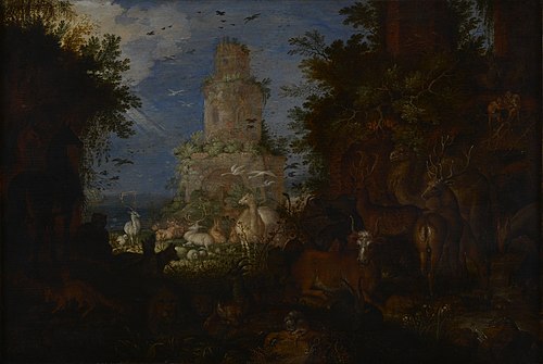 Landscape with Ruins and Animals, 1621, Roelant Savery
