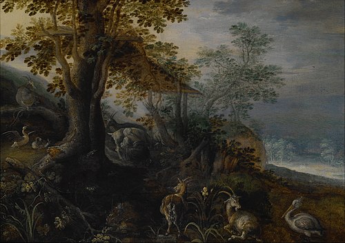 Landscape with Animals, 1610, Roelant Savery