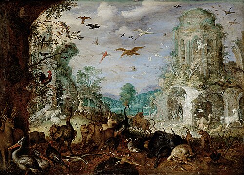 Landscape with Wild Beasts, 1629, Roelant Savery