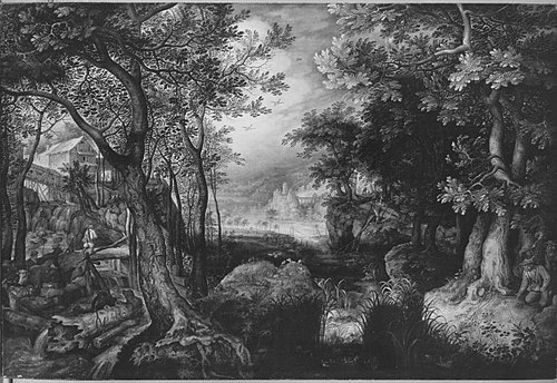 Het grote eikenbos, 1608, Roelant Savery