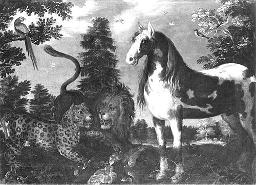 Paradiesische Tiergruppe, 1607, Roelant Savery