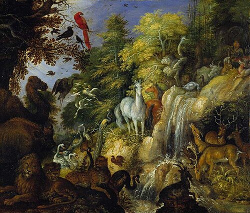 Orpheus with beasts and birds, 1622, Roelant Savery