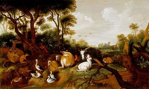 Orpheus Charming the Animals with his Music, 1700, Roelant Savery