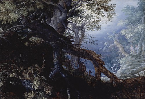 Forest with Deer, 1609, Roelant Savery