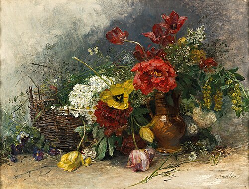 Flower still life, 1926, Anna Peters