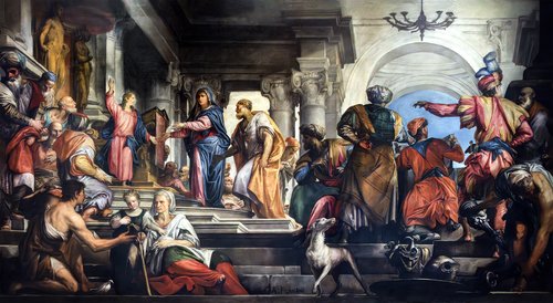 Jésus parmi les docteurs, 1700, Gian Antonio Fumiani