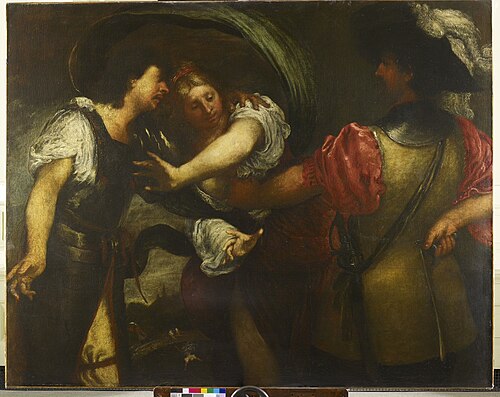 A Scene of Jealousy?, 1655, Gerolamo Forabosco