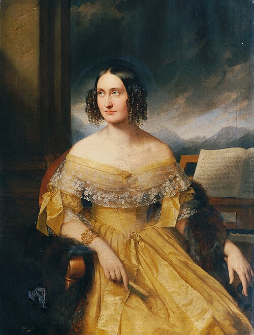 Friederike Benesch, 1840, Eduard Ender