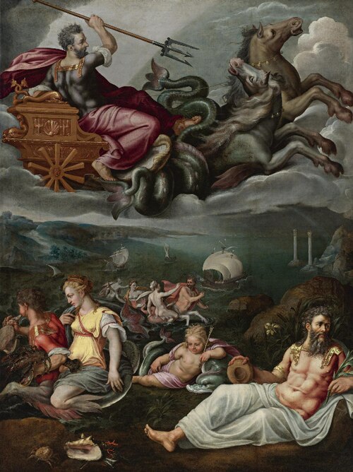 Allegory of the Sea, 1582, Stradanus