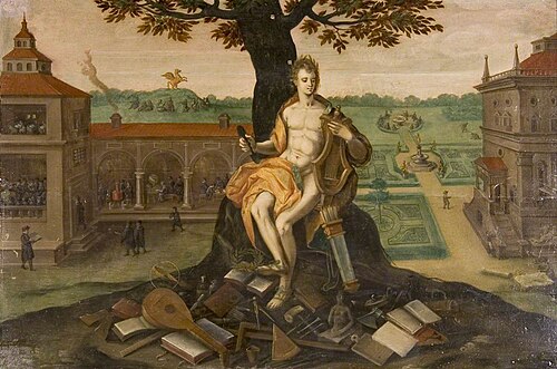 Apollo and the Arts, , Stradanus