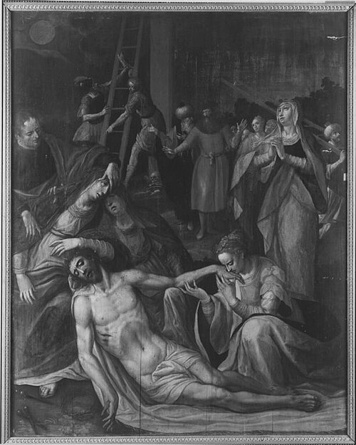 Lamentation of Christ, 1564, Stradanus