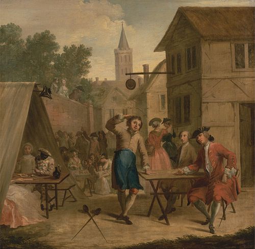 Hob Selling Beer at the Wake, 1725, John Laguerre