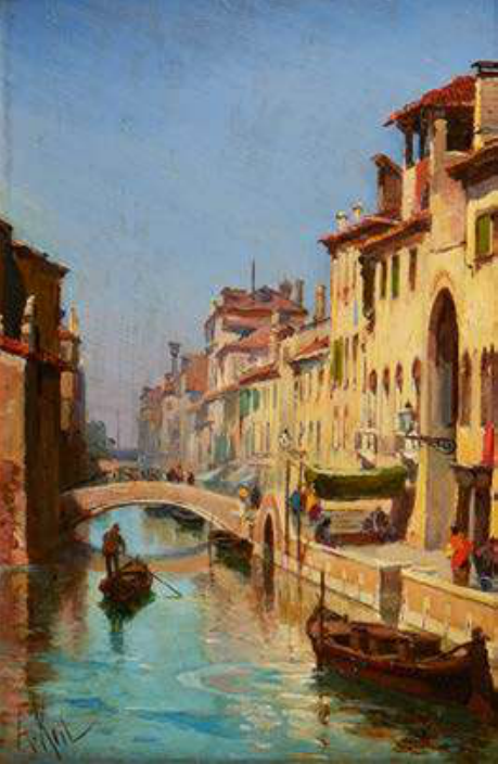 View of Venice, 1850, Alfredo Keil