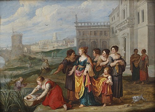 Finding of Moses, 1617, Hans Jordaens III