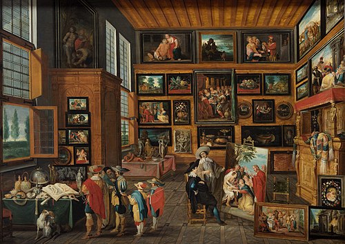 Cabinet d'art et de raretés, 1633, Hans Jordaens III