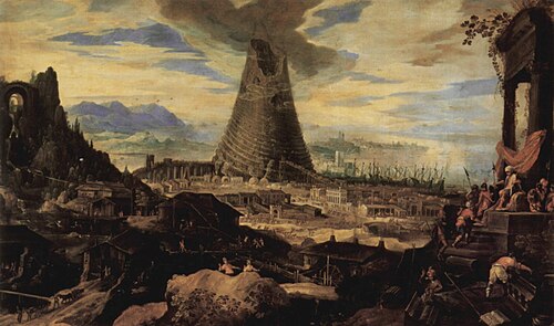The Tower of Babel, 1583, Lodewijk Toeput