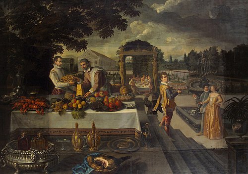 Banquet in the Park, 1590, Lodewijk Toeput