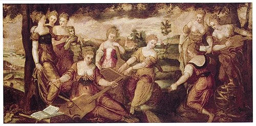 The Nine Muses, 1580, Lodewijk Toeput