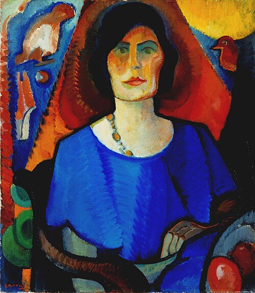 Zelfportret, 1917, Else Berg