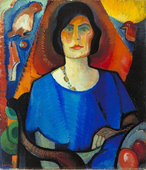 Autoportrait, 1917, Else Berg