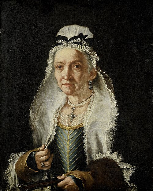 Portrait d'une dame âgée, 1730, Fra Galgario
