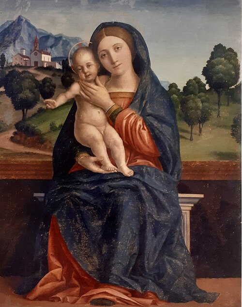 Madonna col Bambino, 1520, Girolamo dai Libri