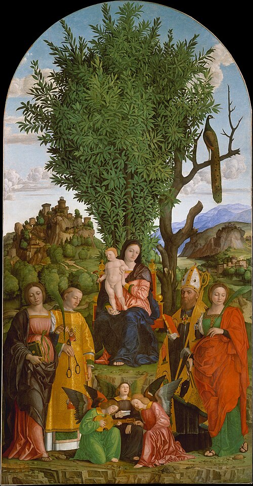Vierge à l'Enfant et des saints, 1520, Girolamo dai Libri