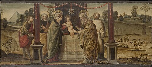 The Circumcision of Christ, 1500, Francesco Binasco
