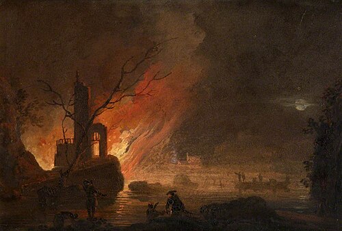 A Coast Fire at Night, , Francesco Fidanza