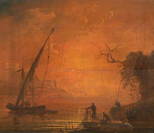 A Mediterranean Inlet at Sunrise, , Francesco Fidanza