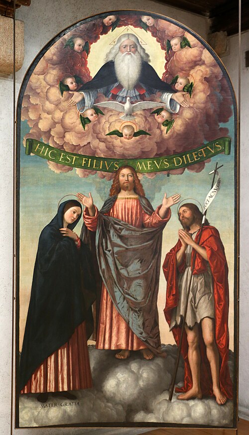 Pala della Trinità, , Francesco Morone