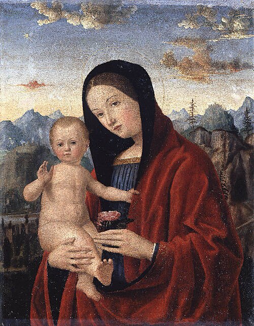Madonna con Bambino, 1509, Francesco Morone