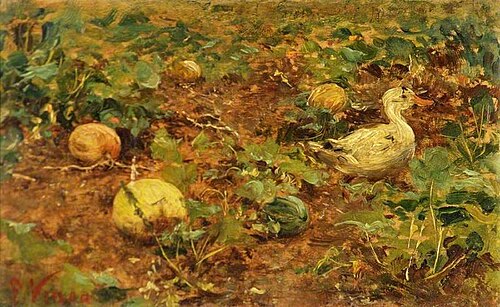 Vegetable Patch with a Duck, , Francesco Vinea