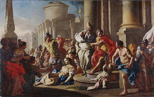 The Death of Virginia, 1755, Francesco de Mura