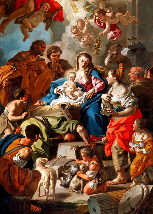 The Adoration of the Shepherds, , Francesco de Mura