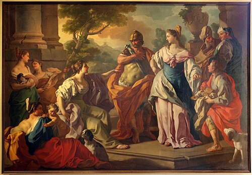 The legacy of Alexander, 1750, Francesco de Mura