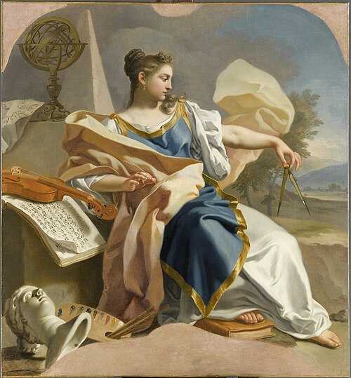 Allégorie des Arts, 1747, Francesco de Mura
