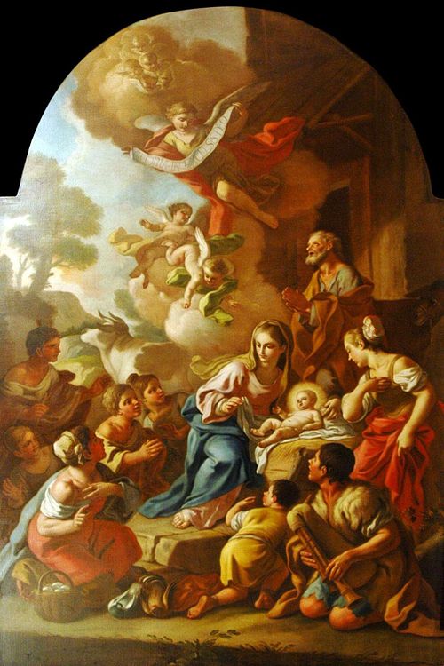 Adoration des bergers, 1758, Francesco de Mura