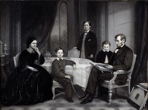 The Lincoln Family, 1865, Francis Bicknell Carpenter